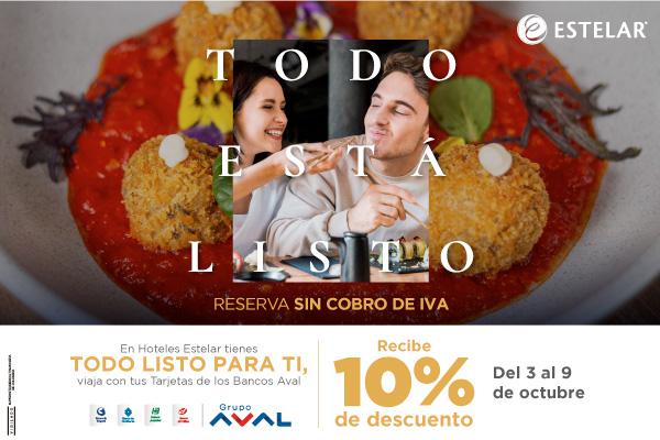 Promoción grupo AVAL ESTELAR La Torre Hotel Suites Medellin